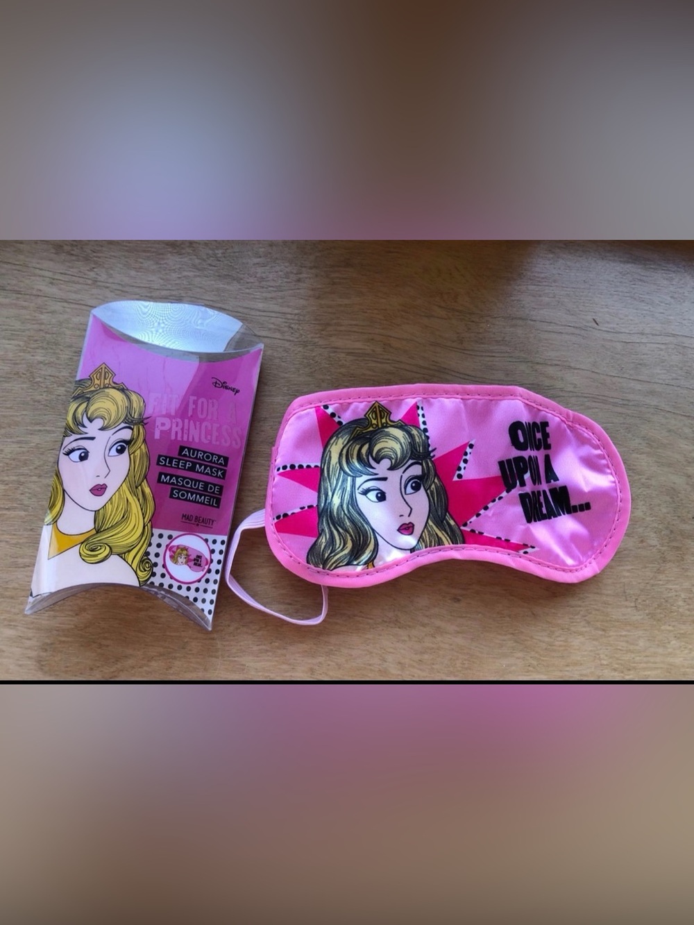 Disney princess Aurora sleep mask